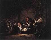BRAMER, Leonaert The Adoration of the Magi dfkii Sweden oil painting artist